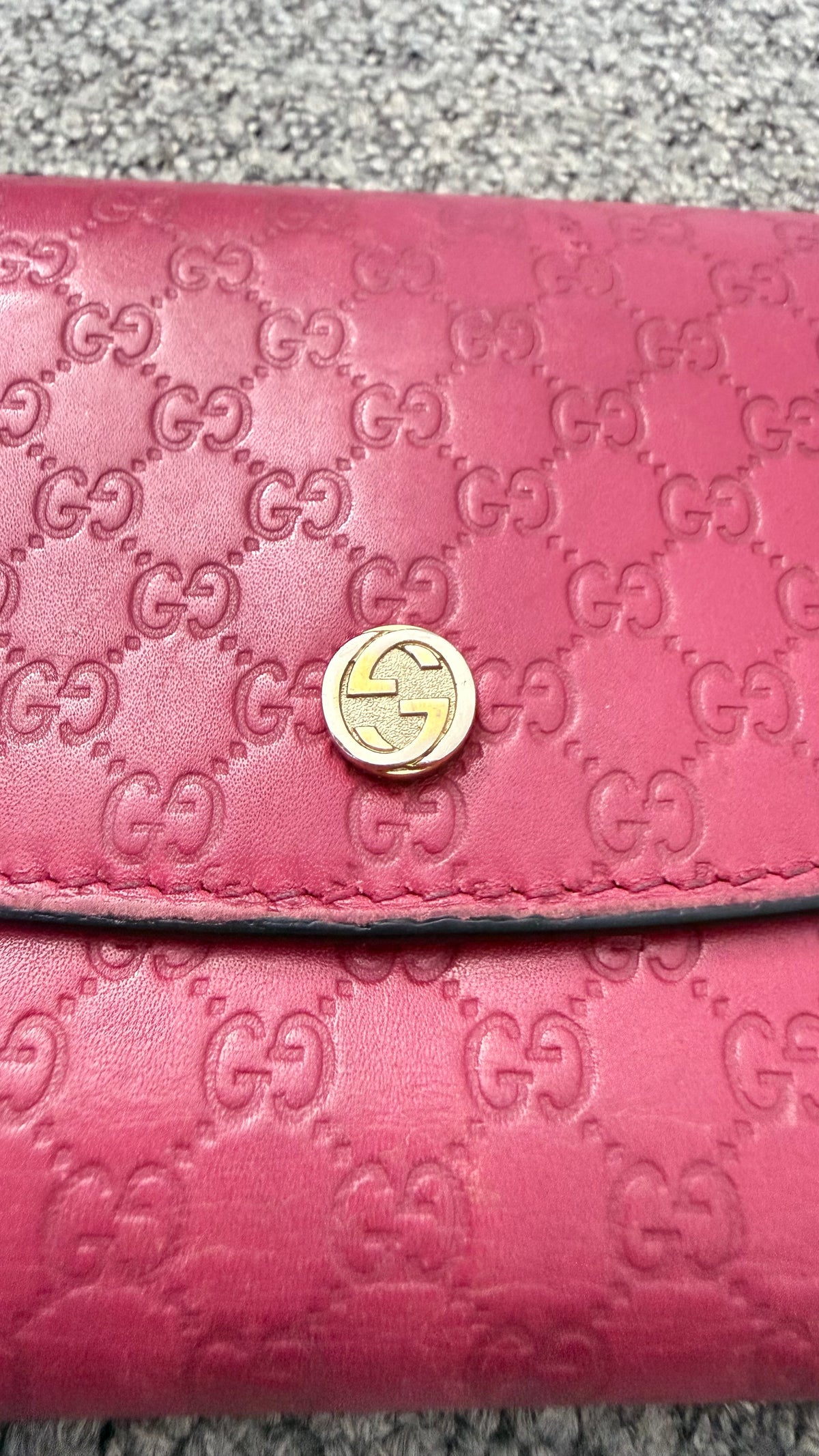 Gucci Microguccissima interlocking G continental wallet
