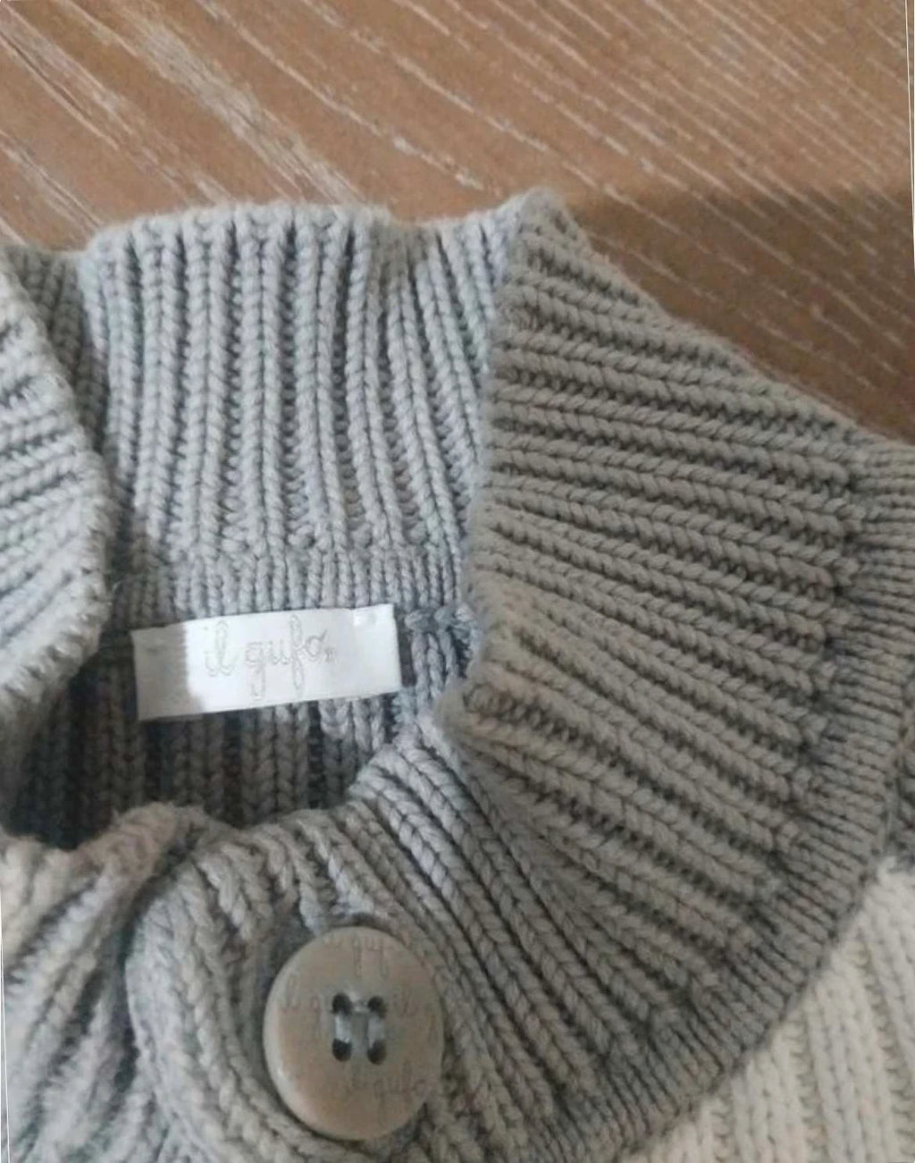 Il Gufo cotton sweater cardigan - view 2