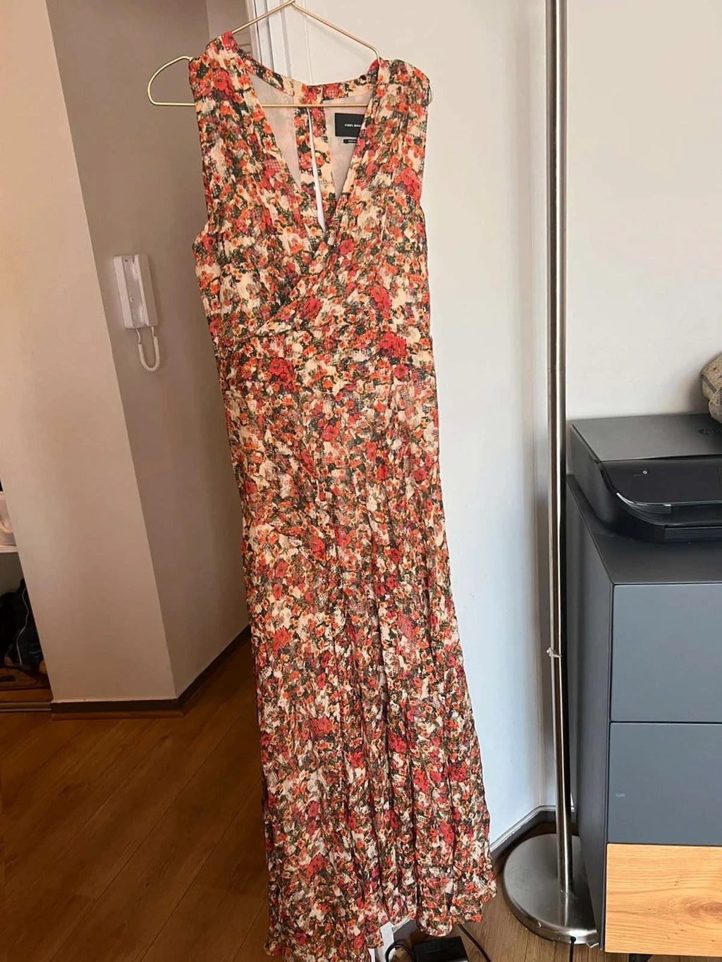 Isabel Marant viscose silk incredible long dress