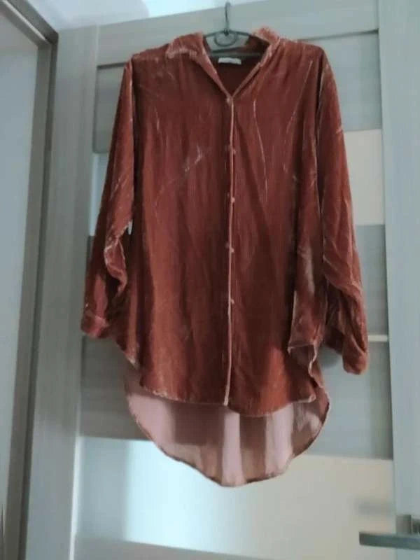 Mes Demoiselles velvet shirt