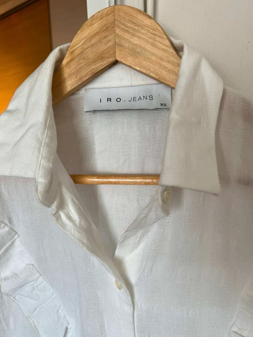 IRO white sleeveless cotton shirt - view 2