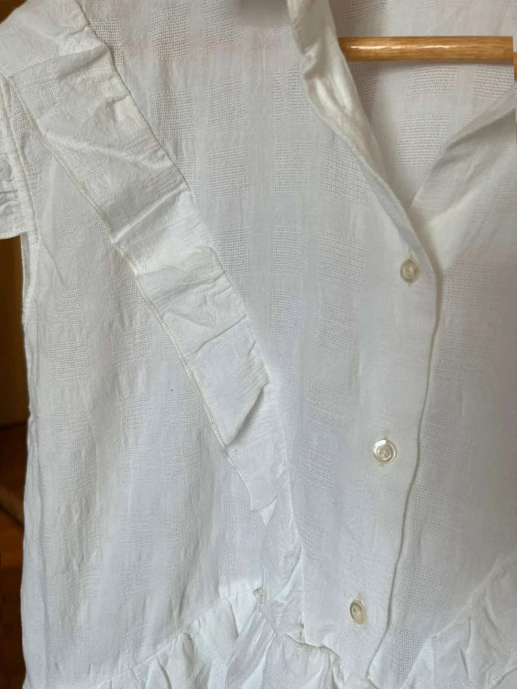 IRO white sleeveless cotton shirt - view 4