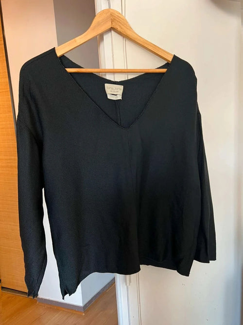 Forte Forte black viscose blouse