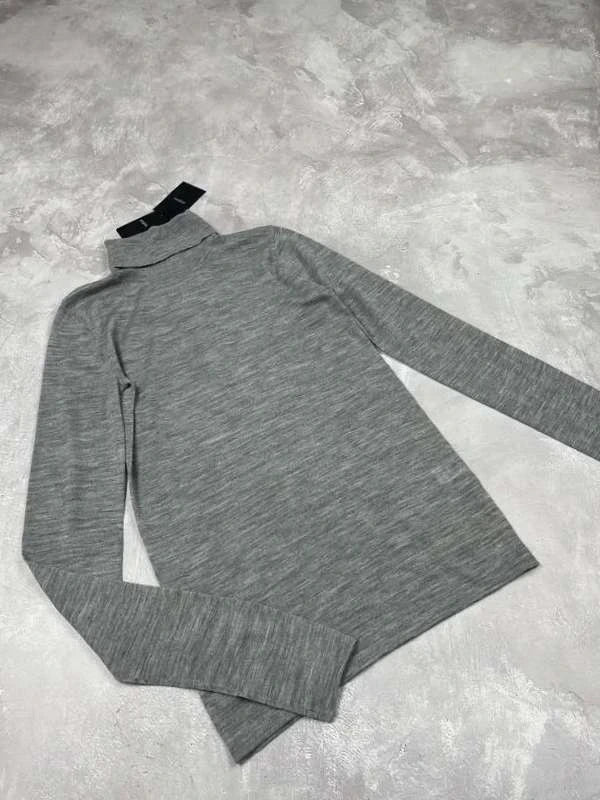 Joseph new grey wool turtleneck sweater