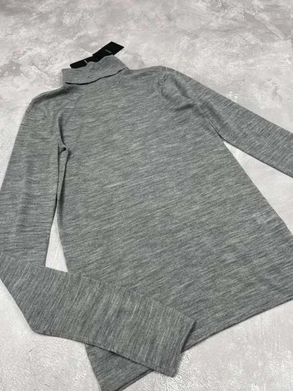 Joseph new grey wool turtleneck sweater - view 2
