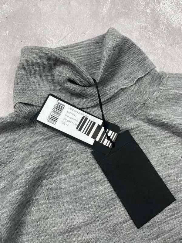 Joseph new grey wool turtleneck sweater - view 6