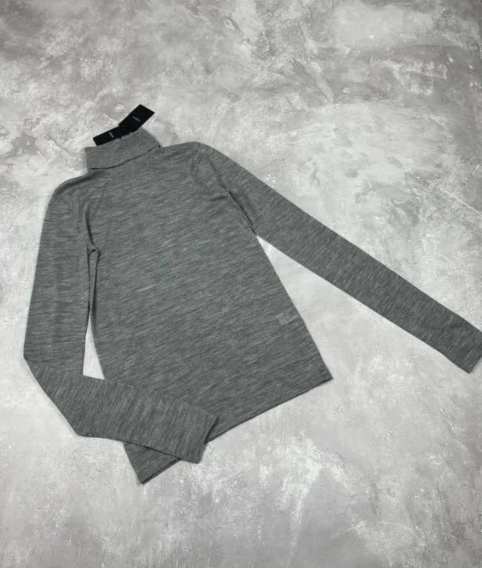 Joseph new grey wool turtleneck sweater - view 3