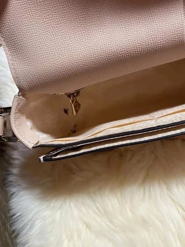 Longchamp pink leather crossbody bag - view 4