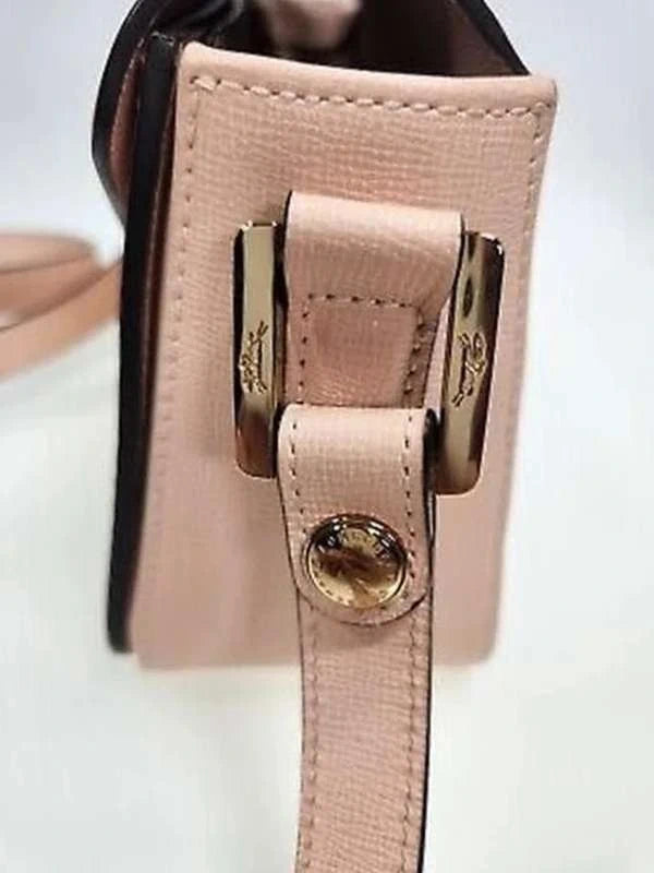 Longchamp pink leather crossbody bag - view 8