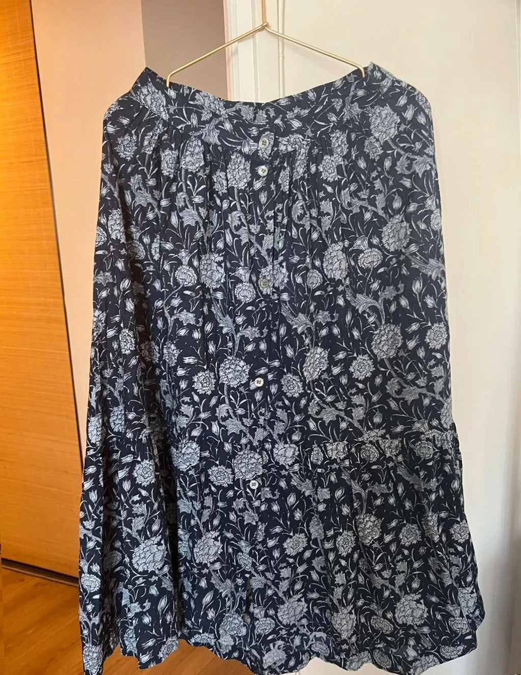 Soeur navy long skirt