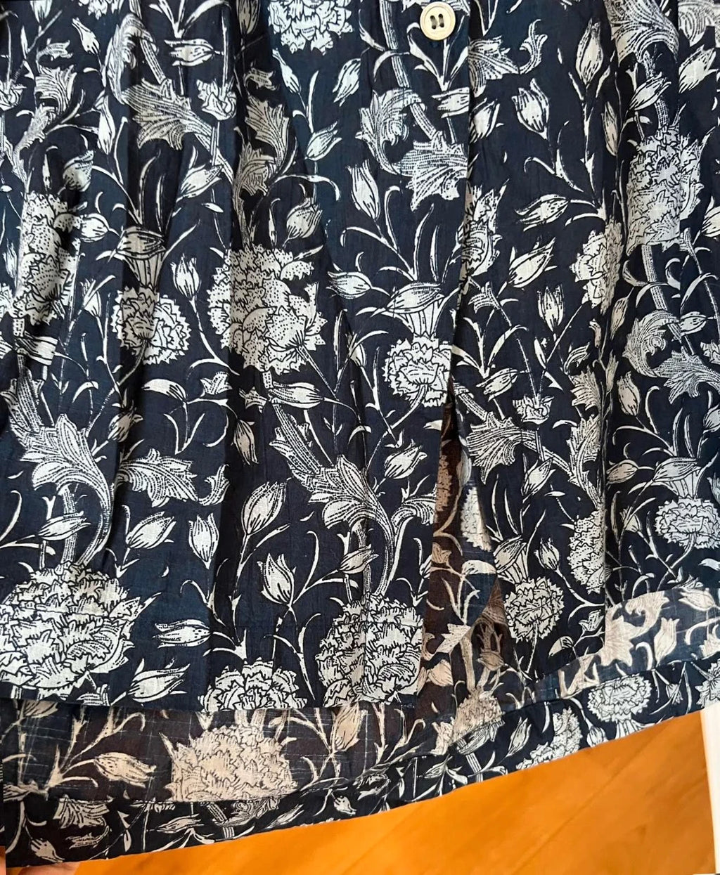 Soeur navy long skirt - view 4
