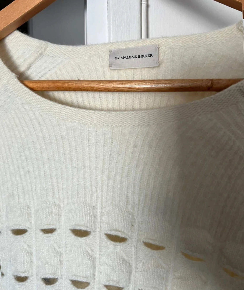By Malene Birger white wool sweater - view 3