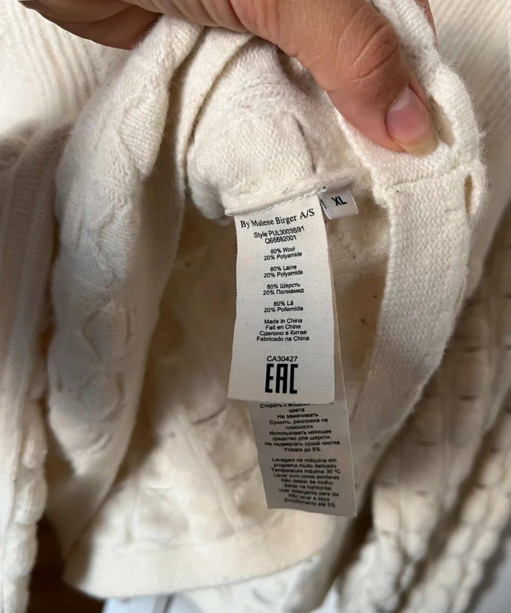 By Malene Birger white wool sweater - view 7
