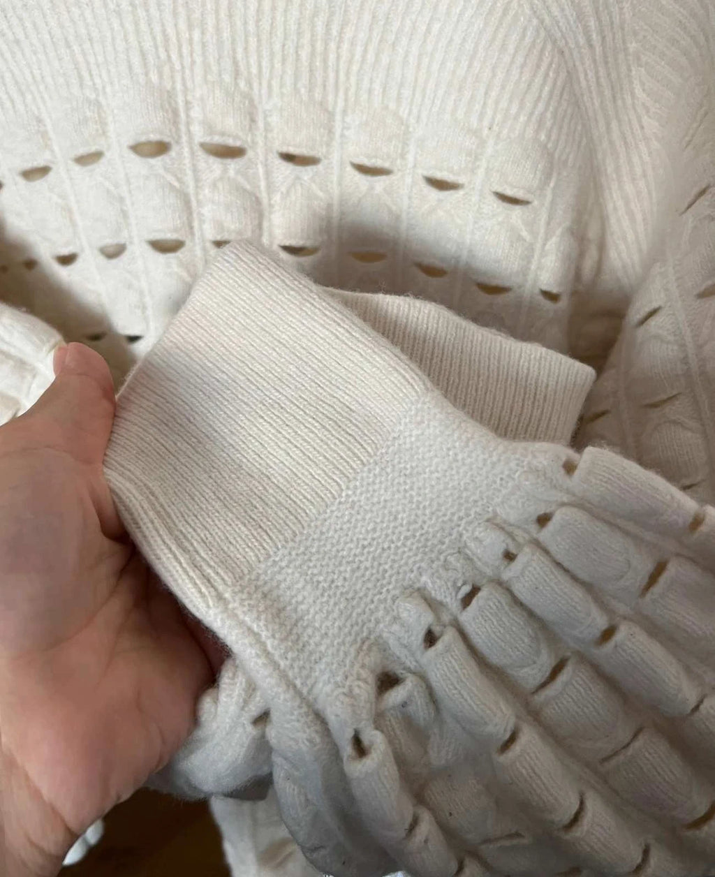 By Malene Birger white wool sweater - view 5