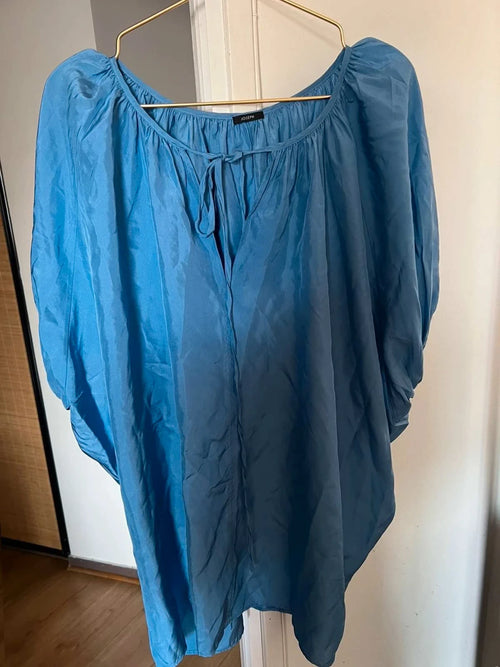 Joseph blue silk top blouse