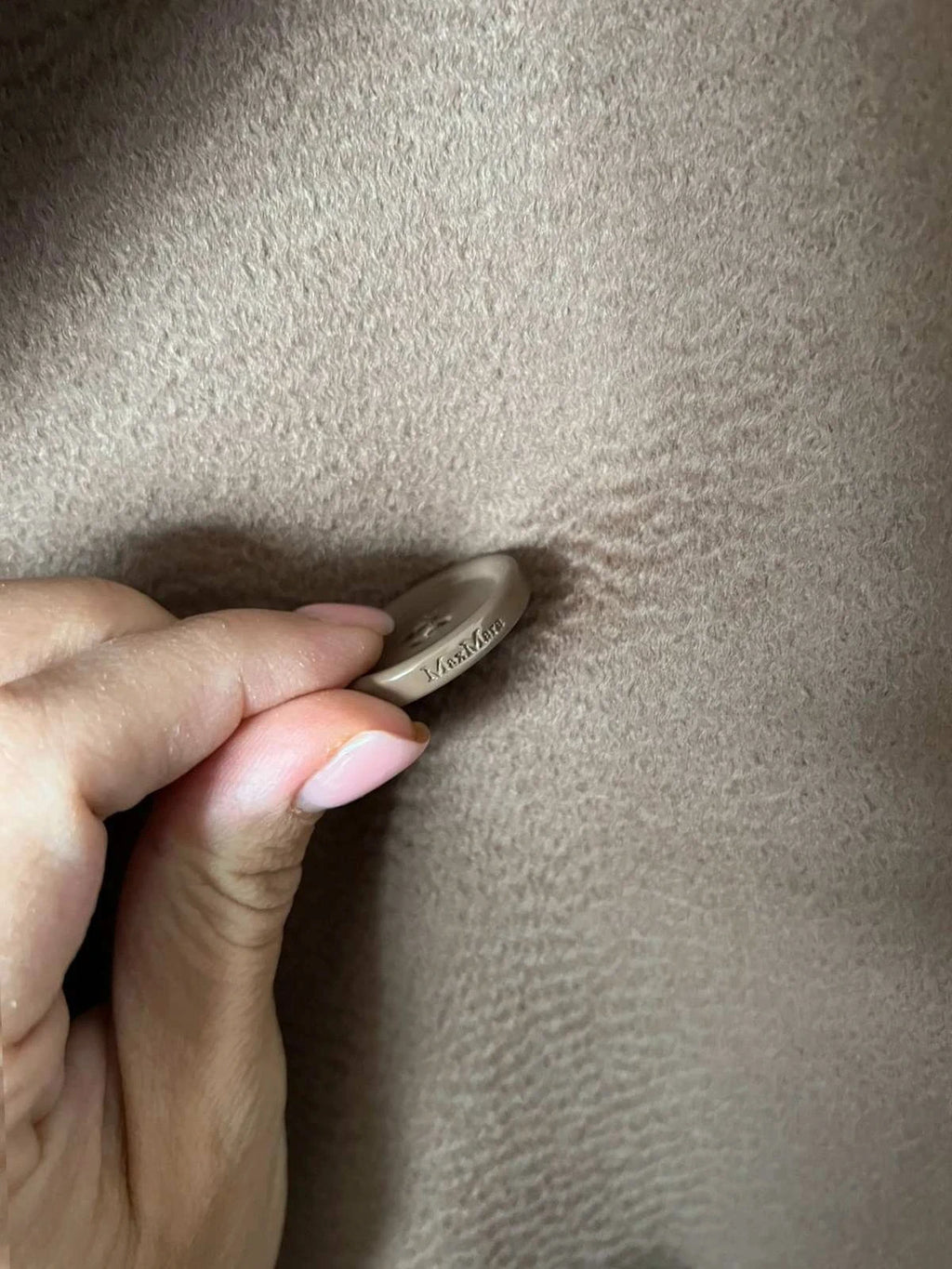 S Max Mara wool cashmere beige coat - view 5