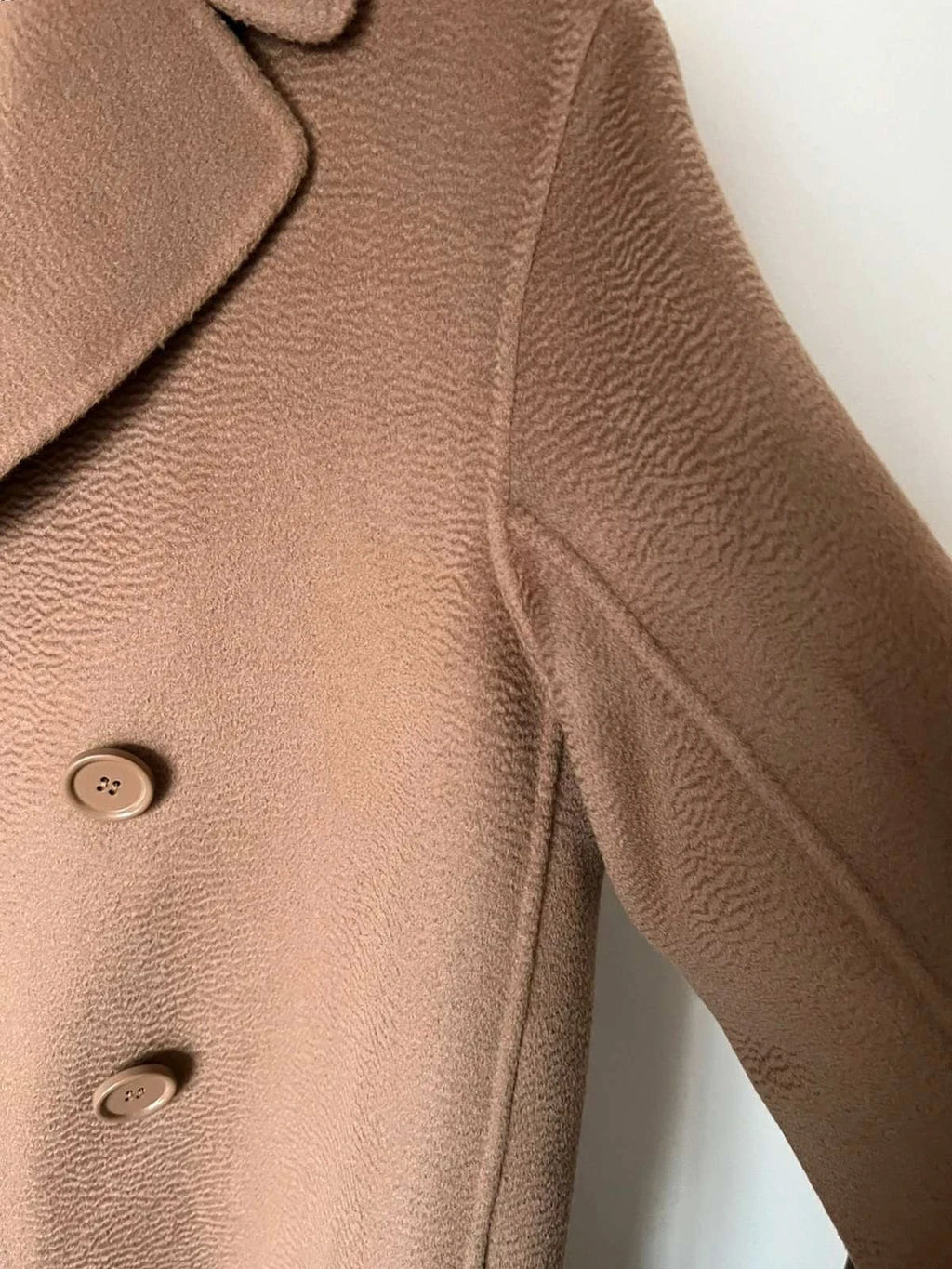 S Max Mara wool cashmere beige coat - view 6