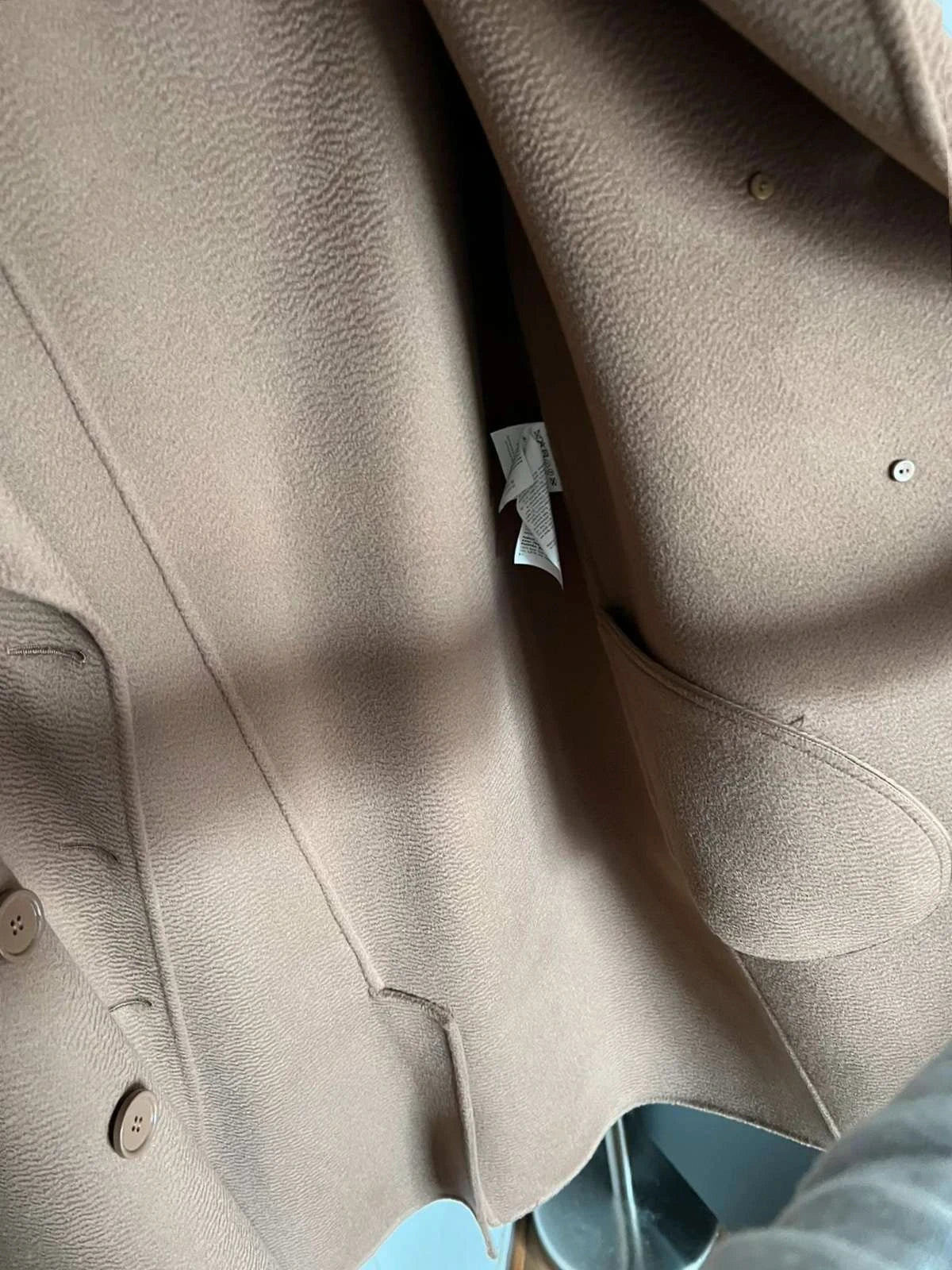 S Max Mara wool cashmere beige coat - view 11