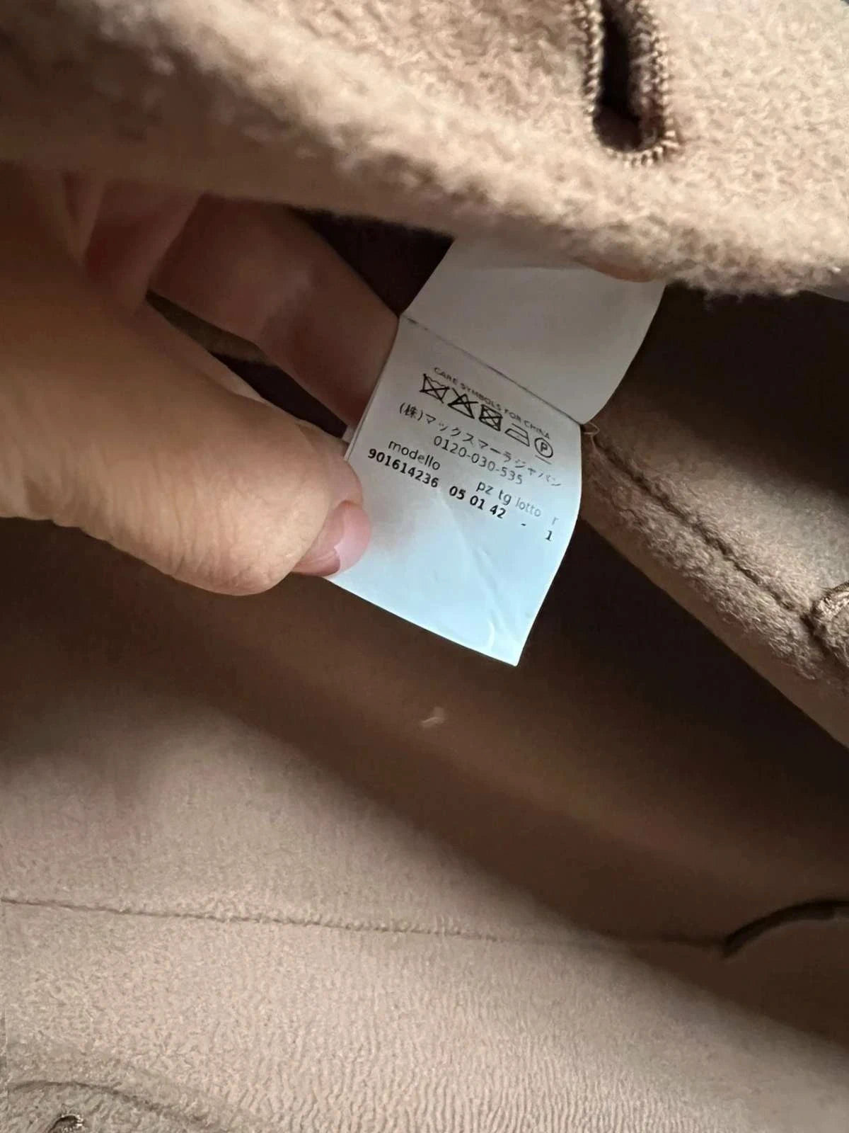 S Max Mara wool cashmere beige coat - view 9