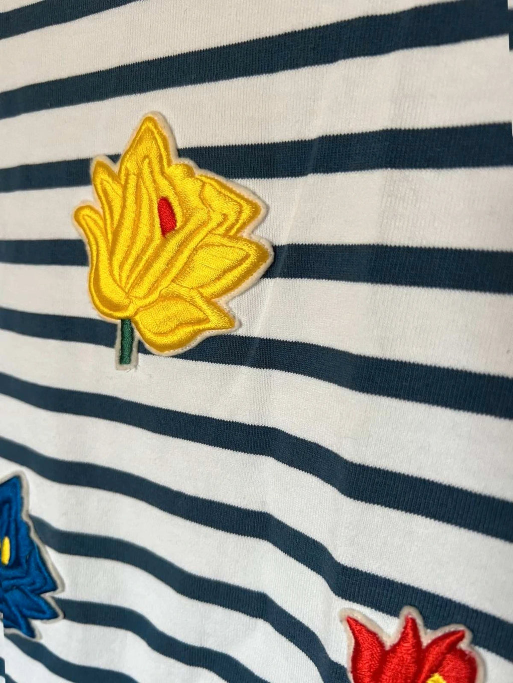 Ports 1961 cotton striped top - view 5