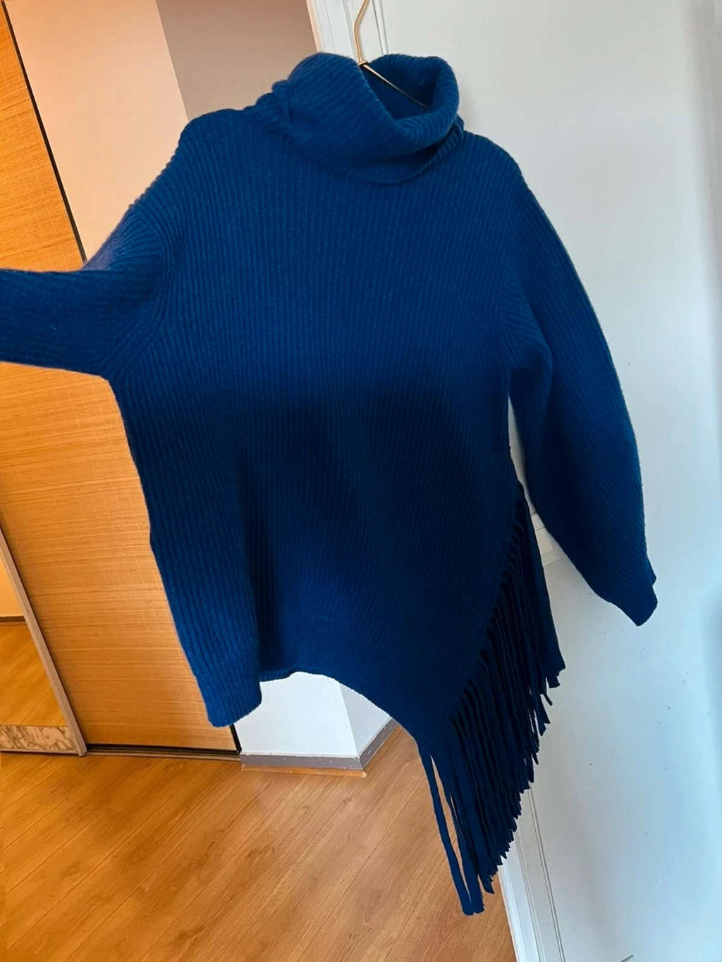 Stella McCartney blue cashmere turtleneck sweater - view 4