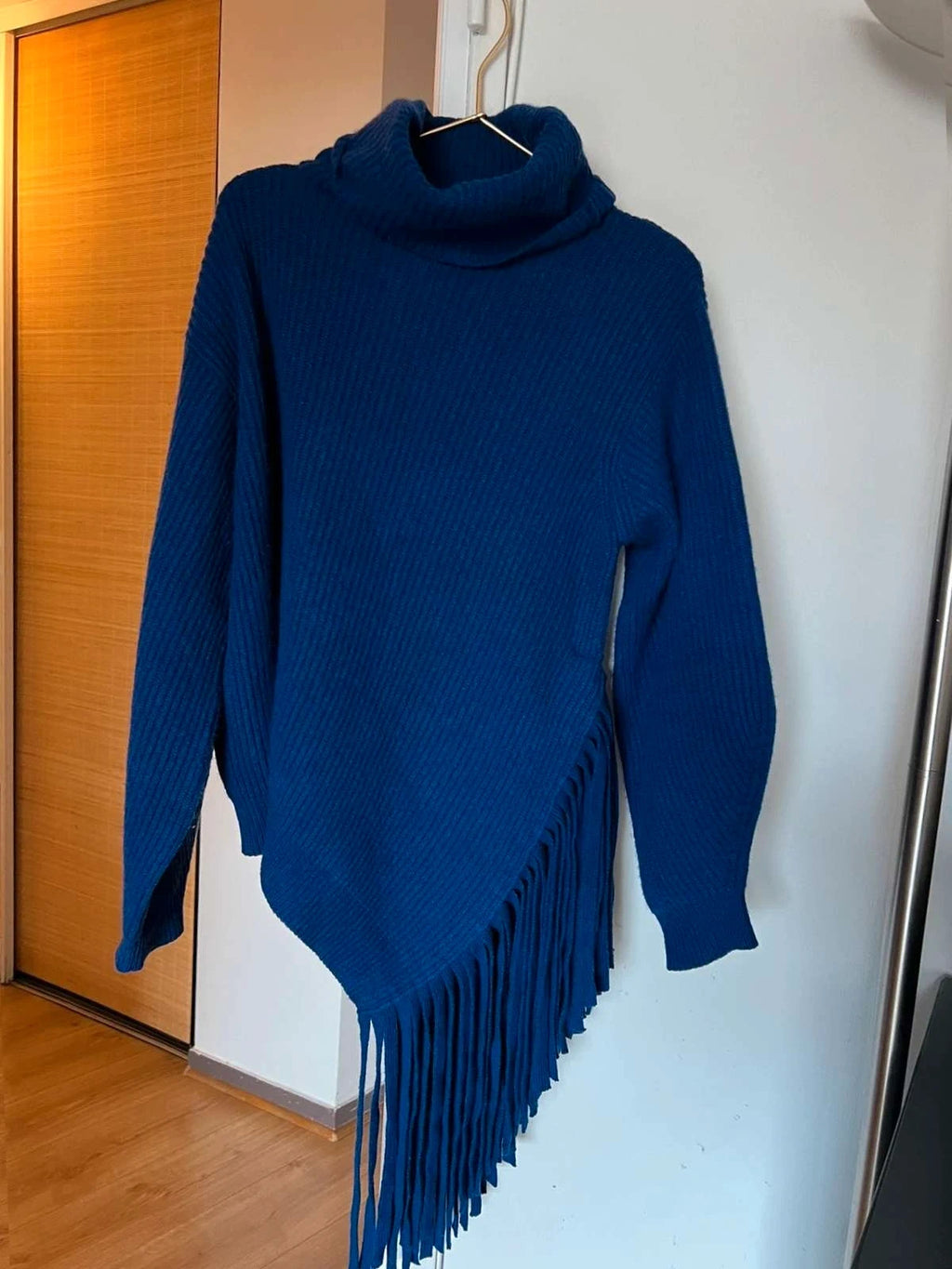 Stella McCartney blue cashmere turtleneck sweater - view 3