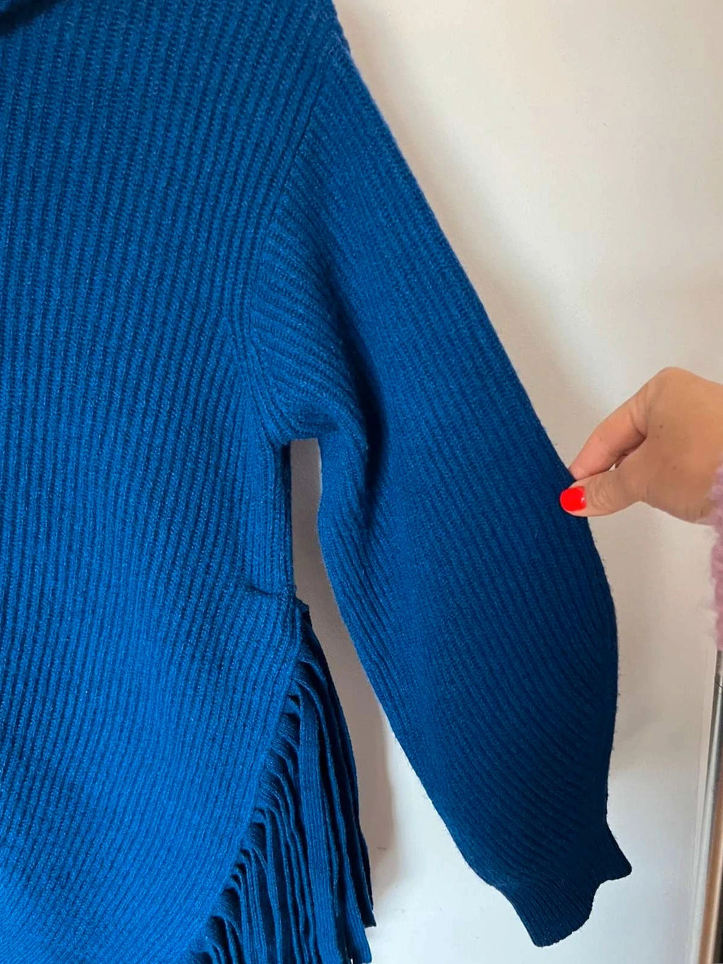 Stella McCartney blue cashmere turtleneck sweater - view 5
