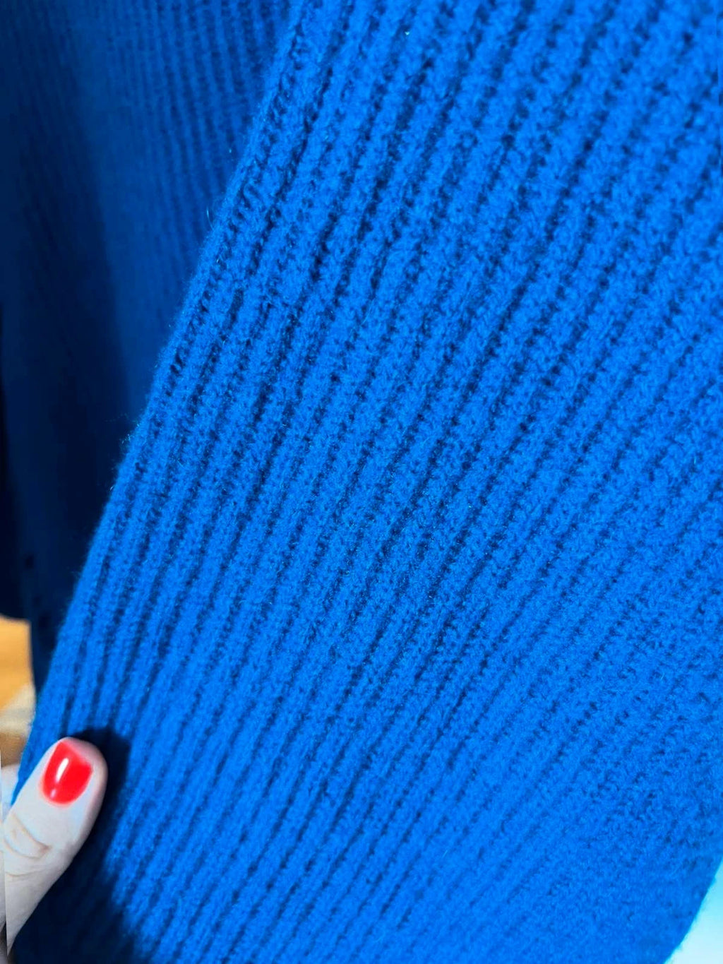 Stella McCartney blue cashmere turtleneck sweater - view 11