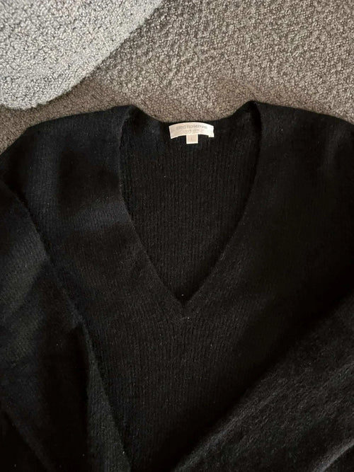 Eric Bompard black cashmere sweater - view 2