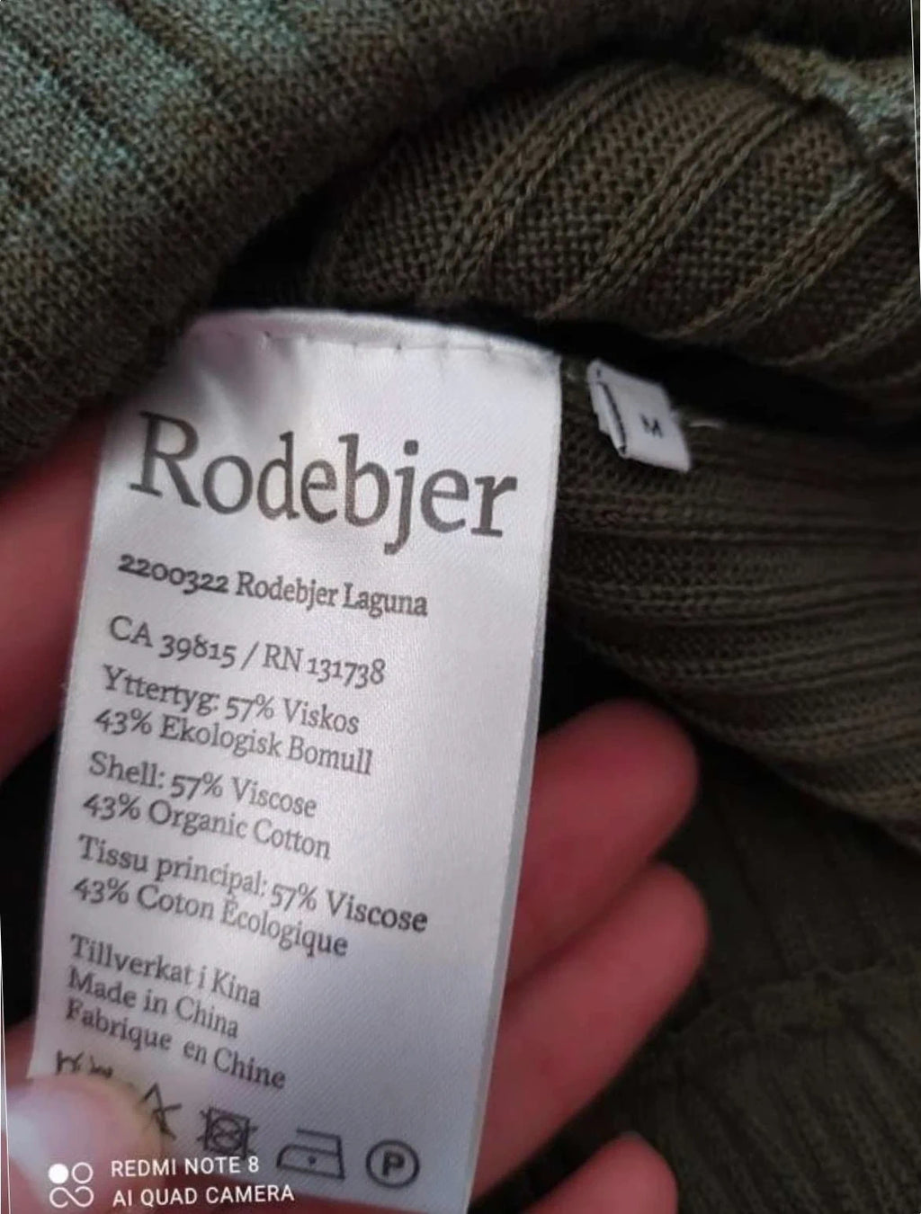 Rodebjer viscose green long dress - view 3
