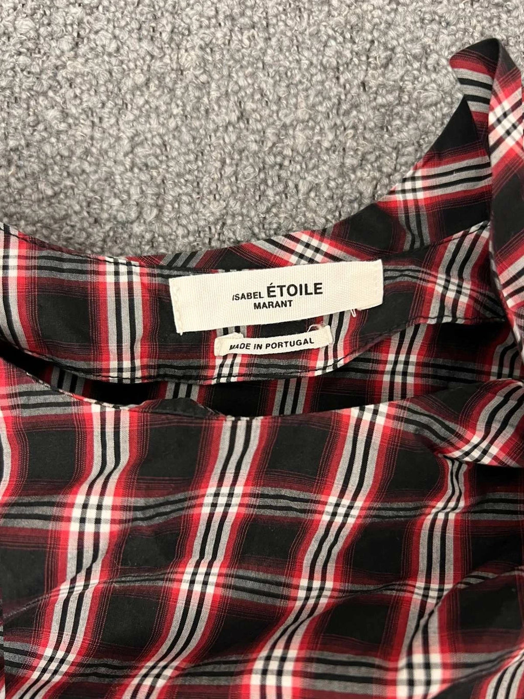 Isabel Marant cotton asymmetric blouse shirt - view 4