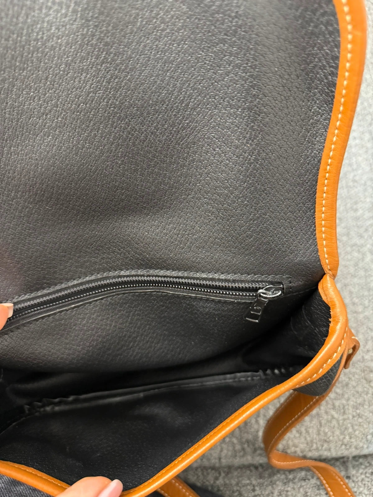 Longchamp black brown crossbody bag - view 8