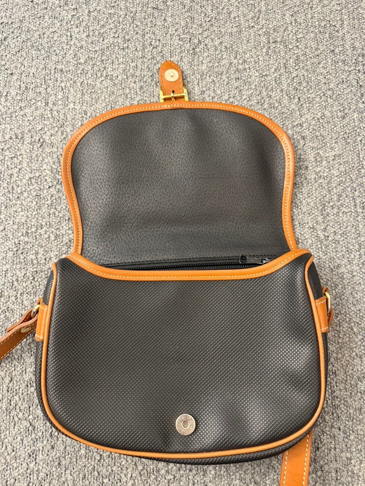 Longchamp black brown crossbody bag - view 7