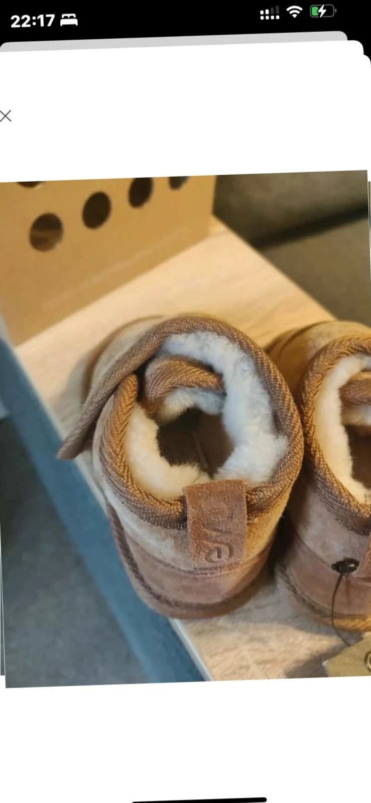 Emu kid's beige winter shoes - view 3