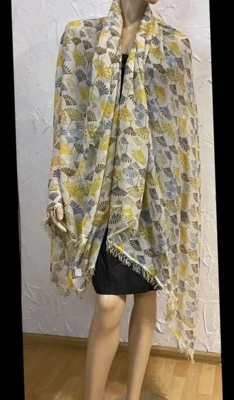 Hemisphere wool modal cashmere huge shawl scarf - view 10