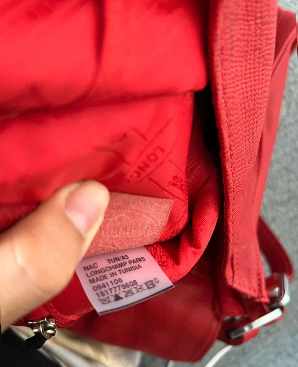 Longchamp gatsby red leather bag - view 12