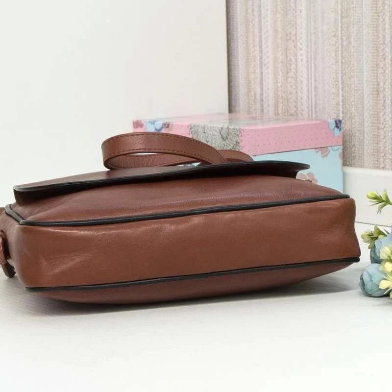 Gerard Darel brown leather crossbody bag - view 9