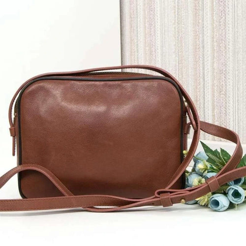 Gerard Darel brown leather crossbody bag - view 2