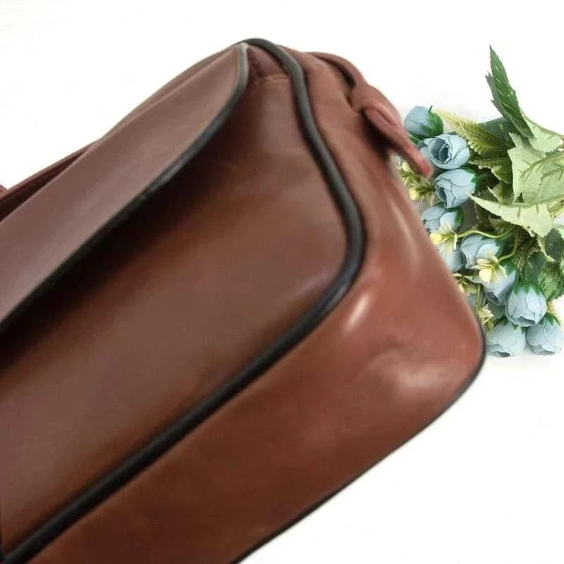 Gerard Darel brown leather crossbody bag - view 4