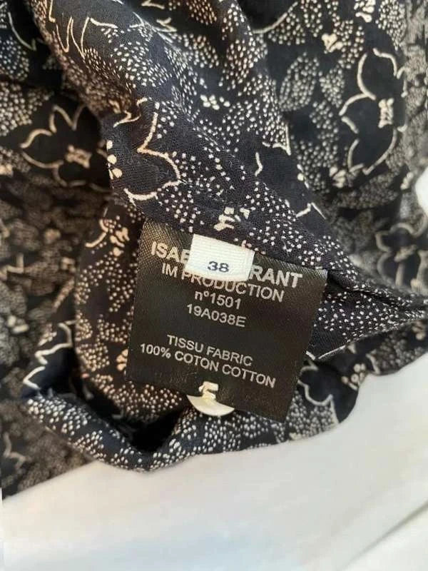 Isabel Marant black cotton shirt - view 8