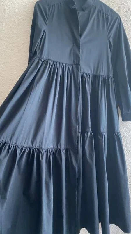 Dorothee Schumacher black cotton long dress - view 5