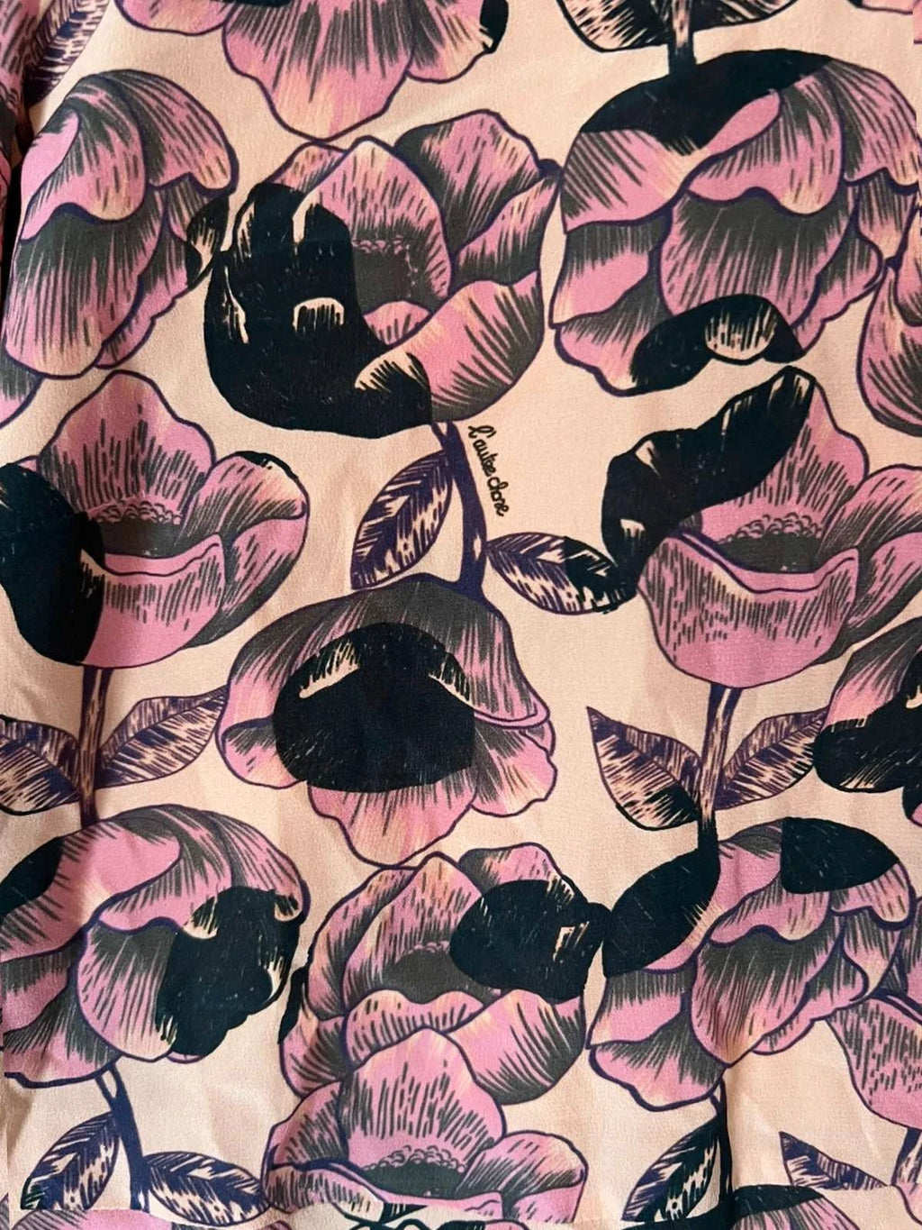 L’Autre Chose silk floral blouse - view 2