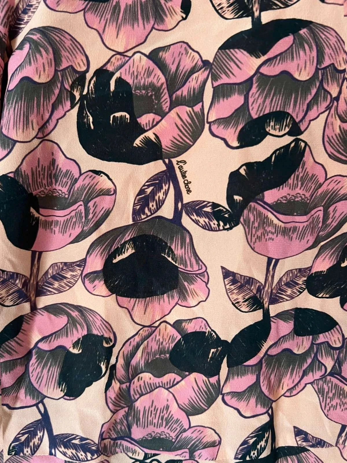 L’Autre Chose silk floral blouse - view 2