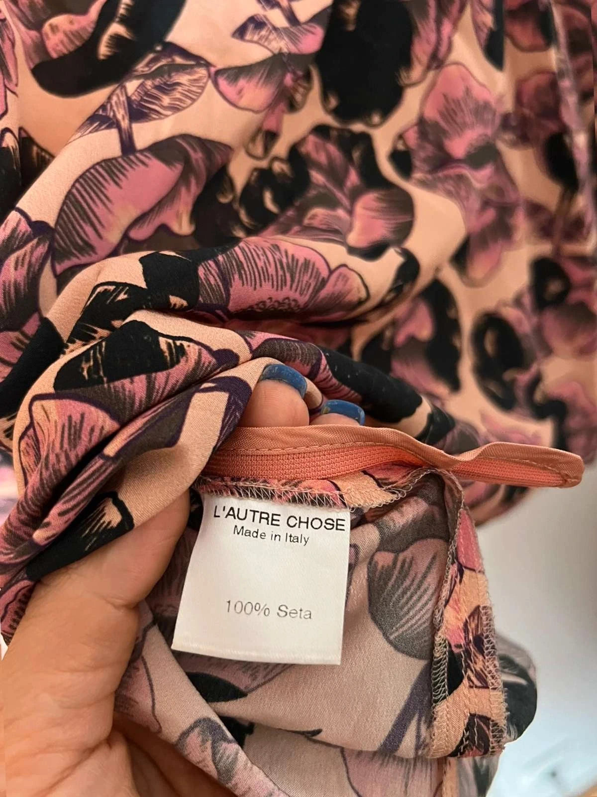 L’Autre Chose silk floral blouse - view 7