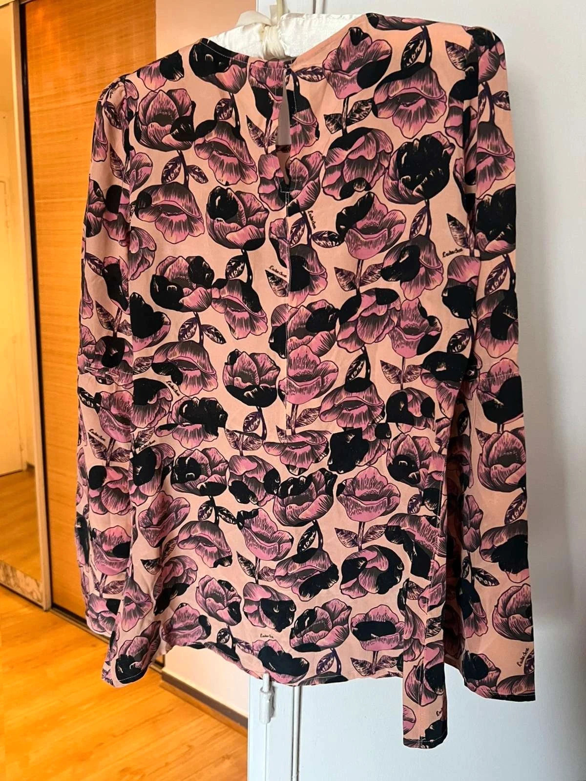 L’Autre Chose silk floral blouse - view 5