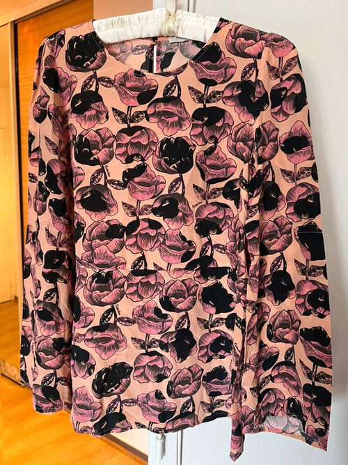 L’Autre Chose silk floral blouse