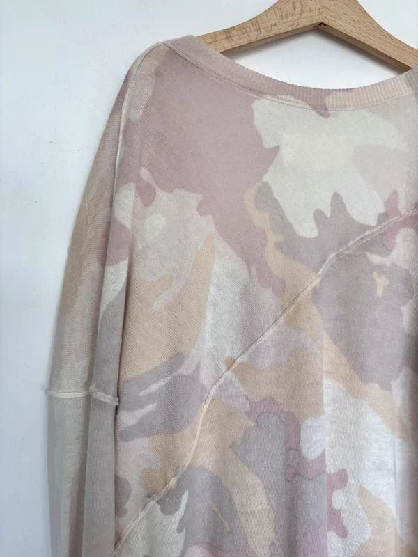 Zadig & Voltaire Brume cp camou cashmere jumper sweater - view 5