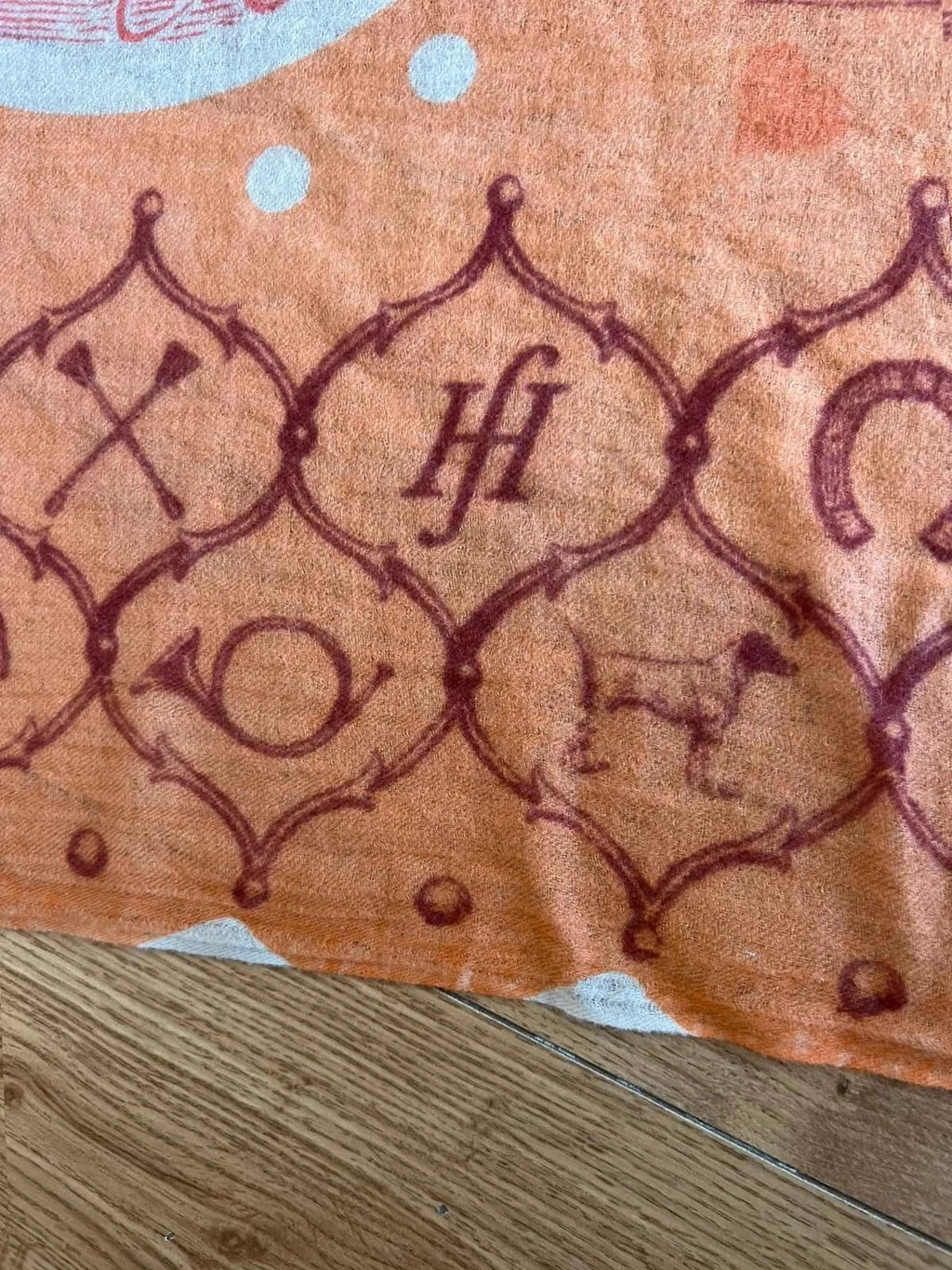 Friendly Hunting huge cashmere stole shawl scarf - view 11