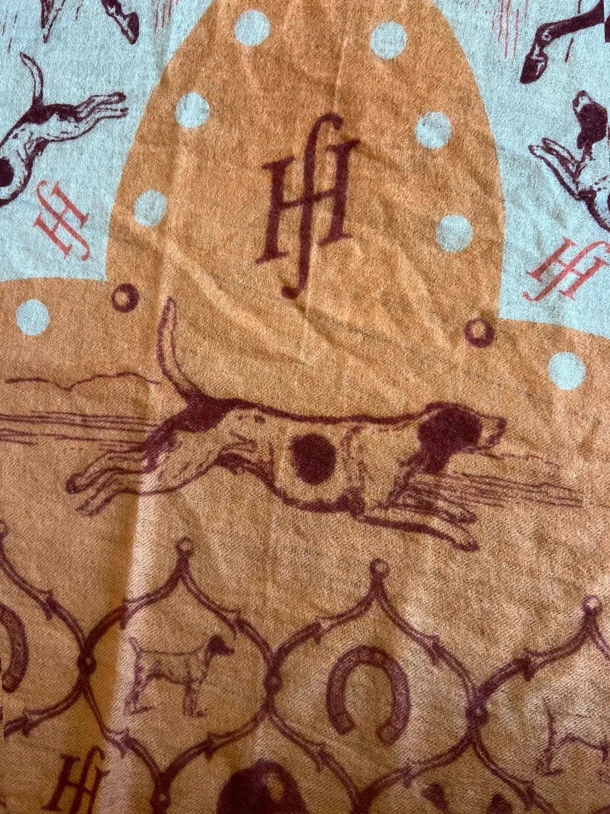 Friendly Hunting huge cashmere stole shawl scarf - view 10