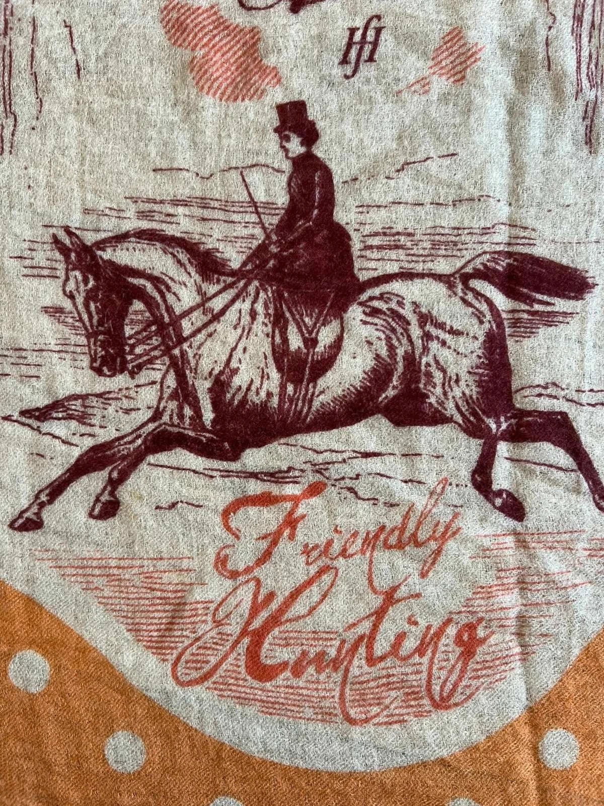 Friendly Hunting huge cashmere stole shawl scarf - view 9